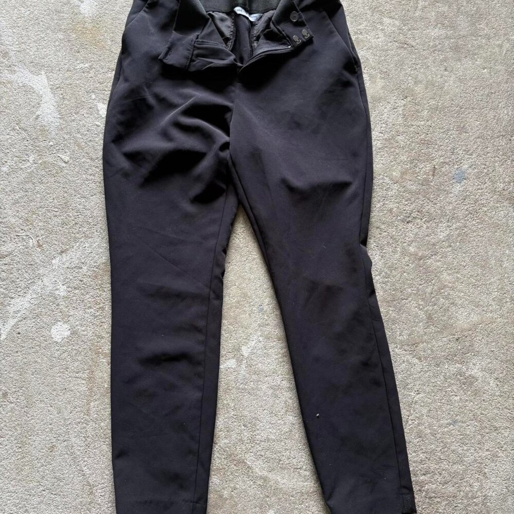 Nine West black high-waisted trousers